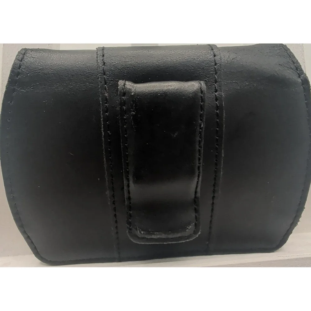 HP Black Belt Clip Case Magnetic Leather Mobile Device Accessory